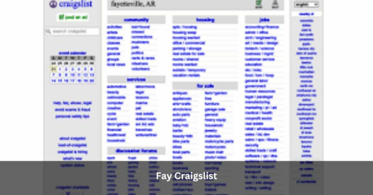 Fay Craigslist